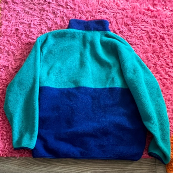 Polo Ralph Lauren Men's Blue and Pink Sweatshirt, half zip - Picture 4 of 4